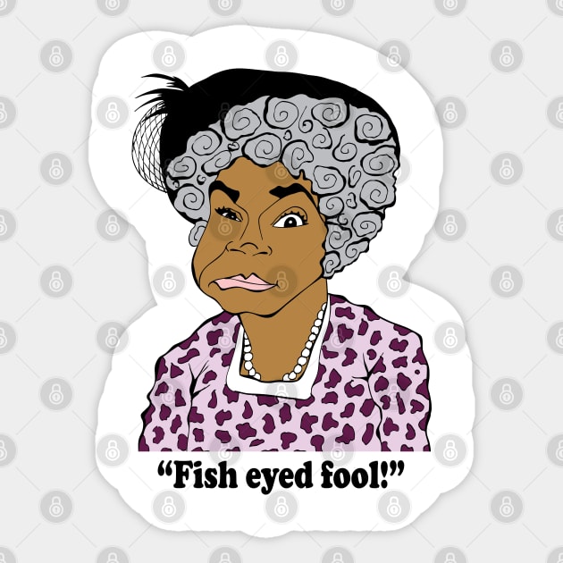 SANFORD AND SON AUNT ESTHER FAN ART!! Sticker by cartoonistguy